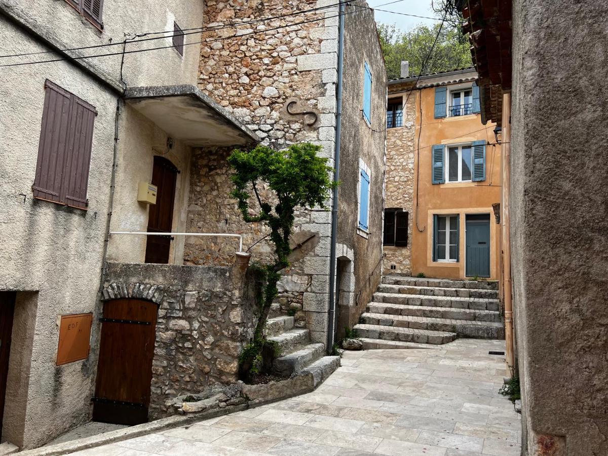Le Vieux Chateau Aiguines Bagian luar foto