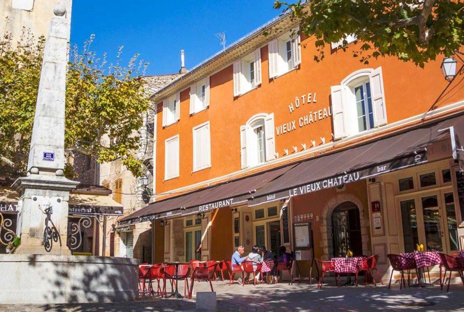 Le Vieux Chateau Hotel Aiguines Bagian luar foto