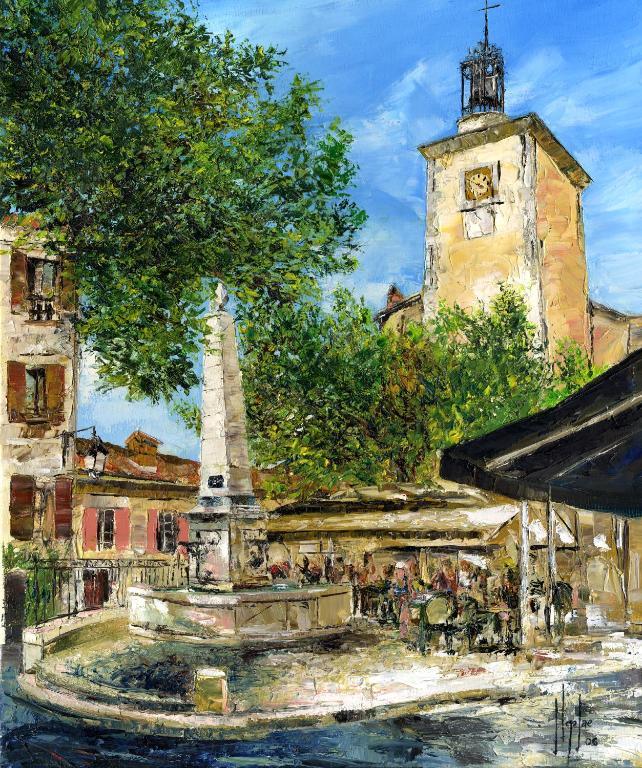 Le Vieux Chateau Aiguines Bagian luar foto